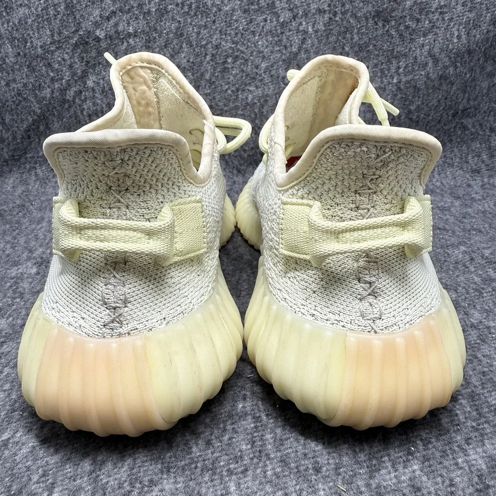 Adidas Yeezy Boost 350 V2 Butter Mens Size 7 Sneakers F36980 Primeknit Gum Sole